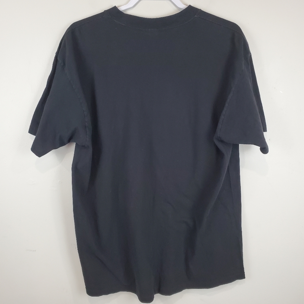 Vintage 90s Planet Hollywood Black T Shirt Size XL Cotton Single Stitch USA Made - Picture 4 of 6